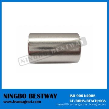 N42 D20x45mm Cilindro Imán de neodimio con recubrimiento de Ni